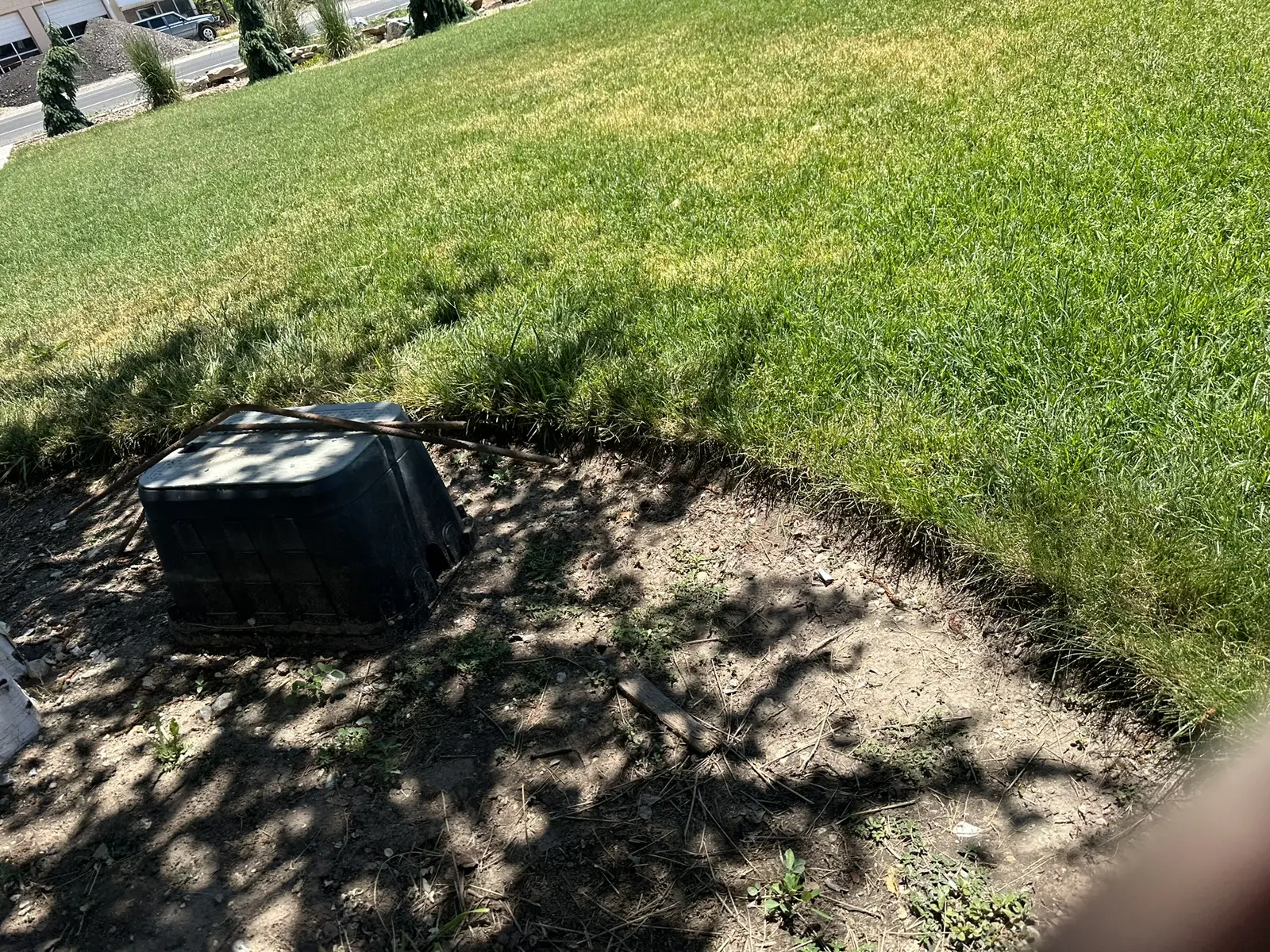 Side yard valve access
