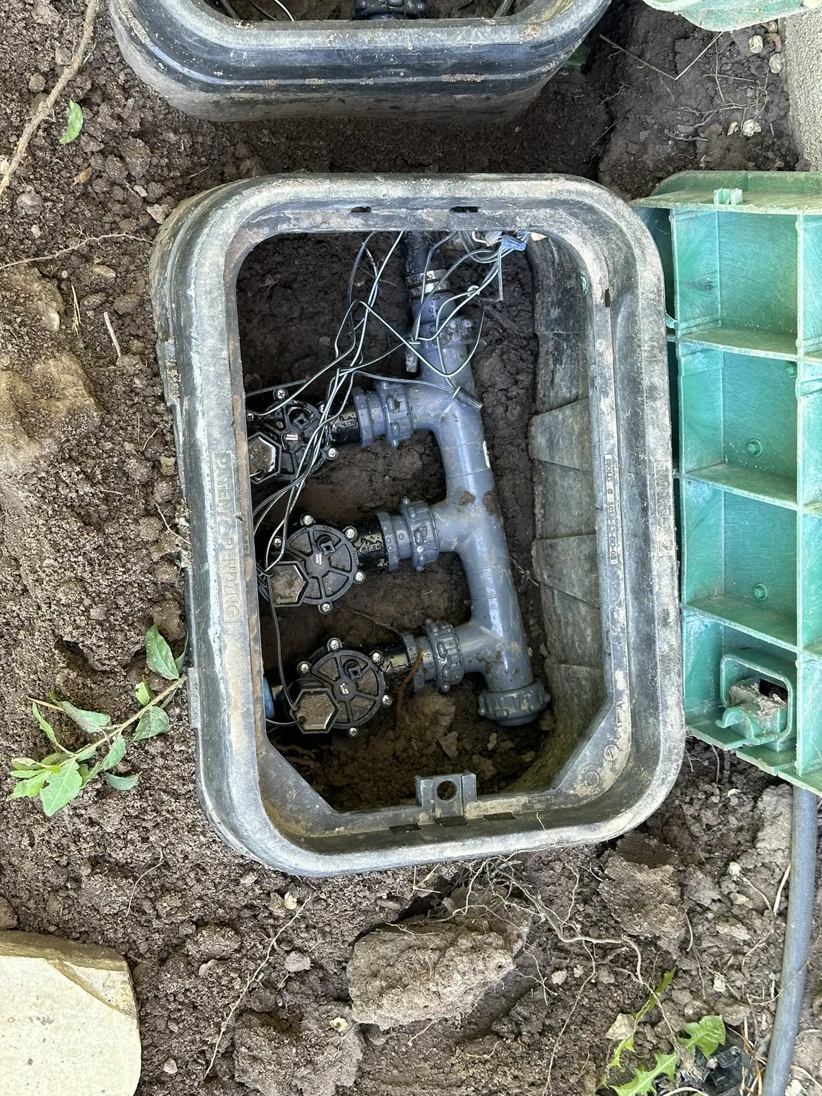 Valve service in progress