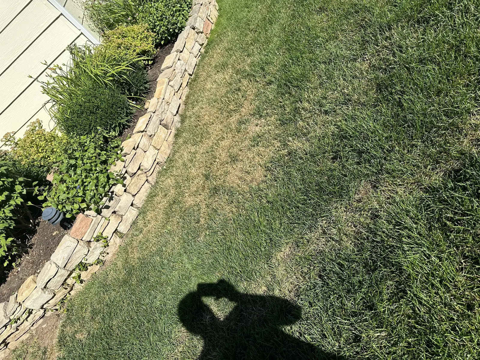 Stone landscape edging