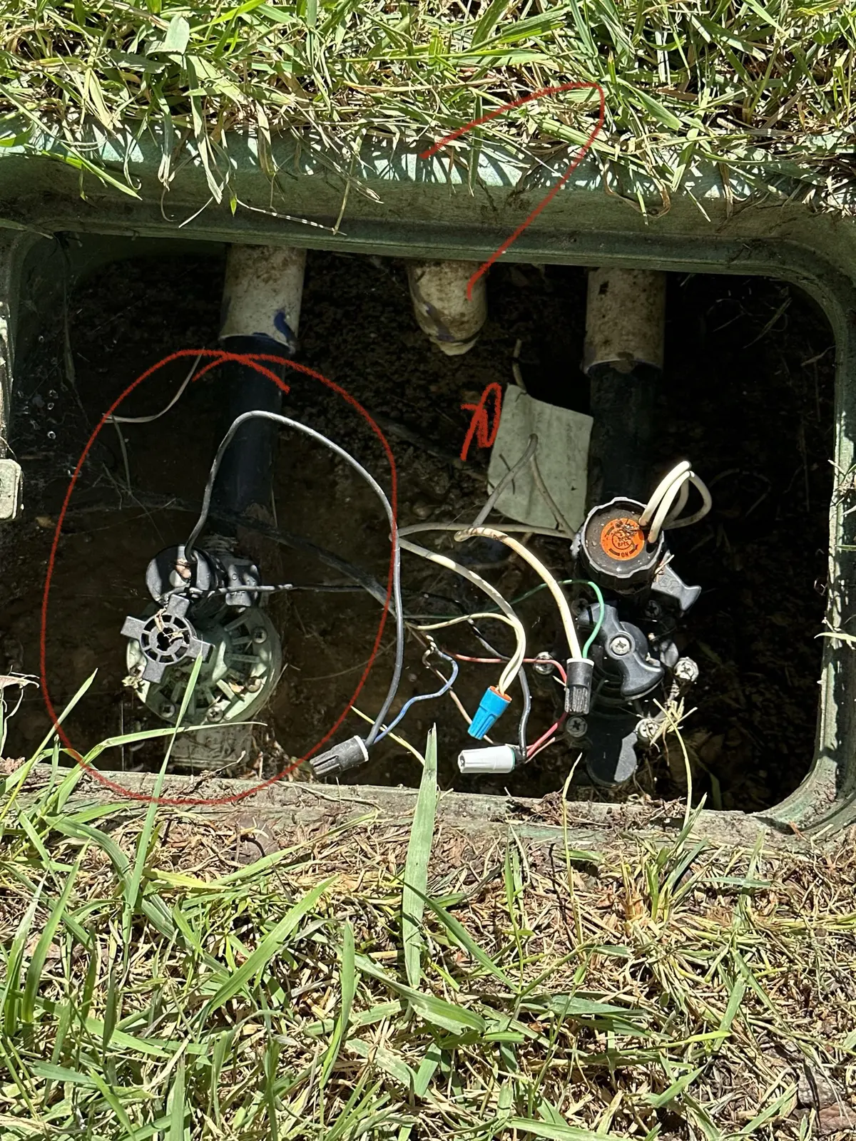 Valve wiring