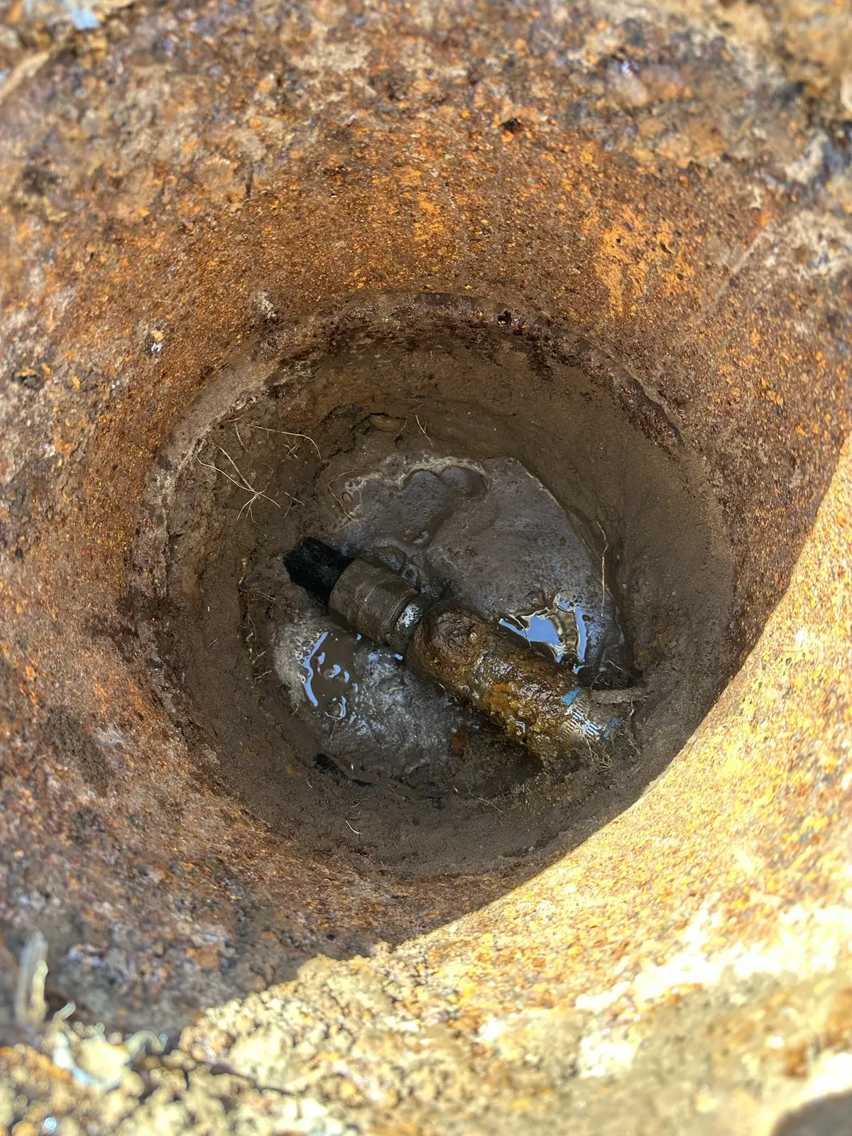 Deep line repair