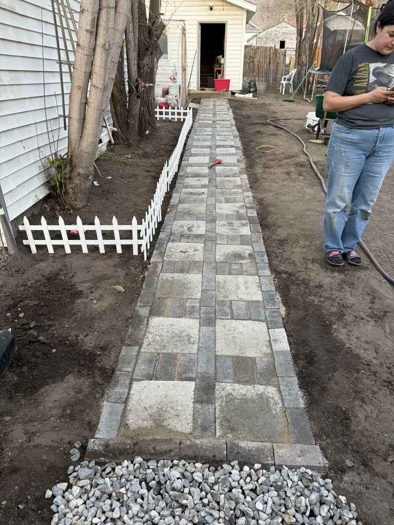Stone pathway